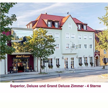 Hotel Rappen Rothenburg Ob Der Tauber Bagian luar foto