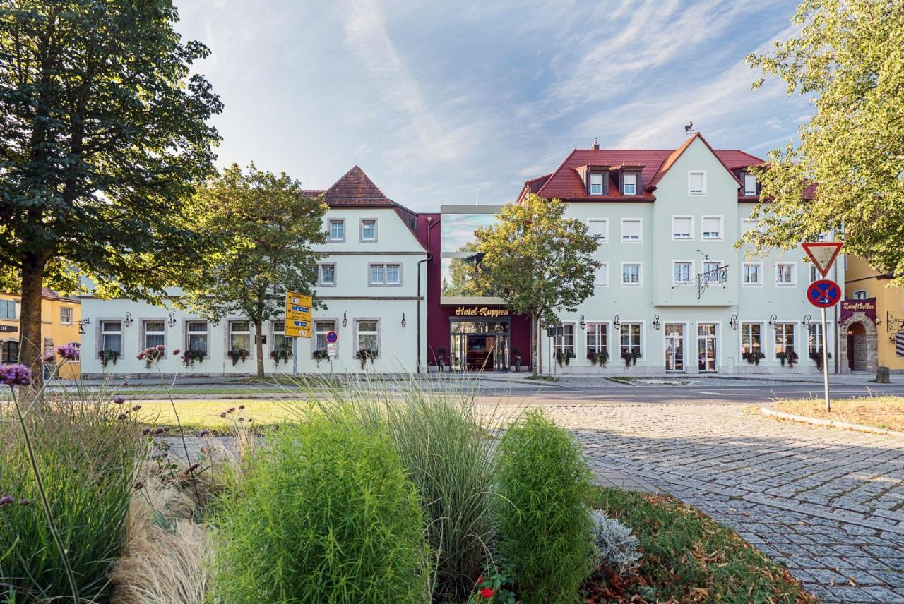 Hotel Rappen Rothenburg Ob Der Tauber Bagian luar foto