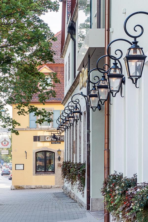 Hotel Rappen Rothenburg Ob Der Tauber Bagian luar foto
