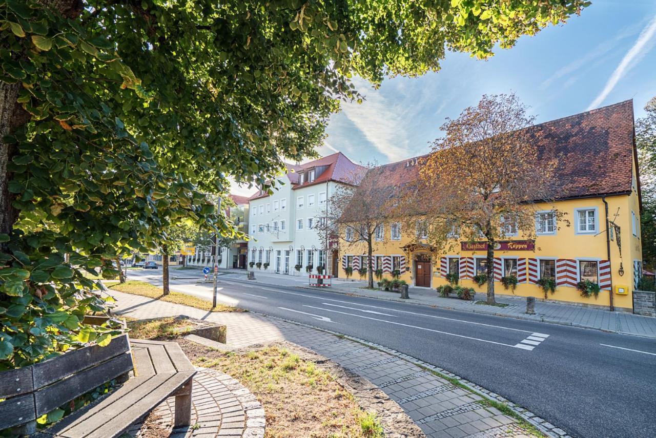 Hotel Rappen Rothenburg Ob Der Tauber Bagian luar foto