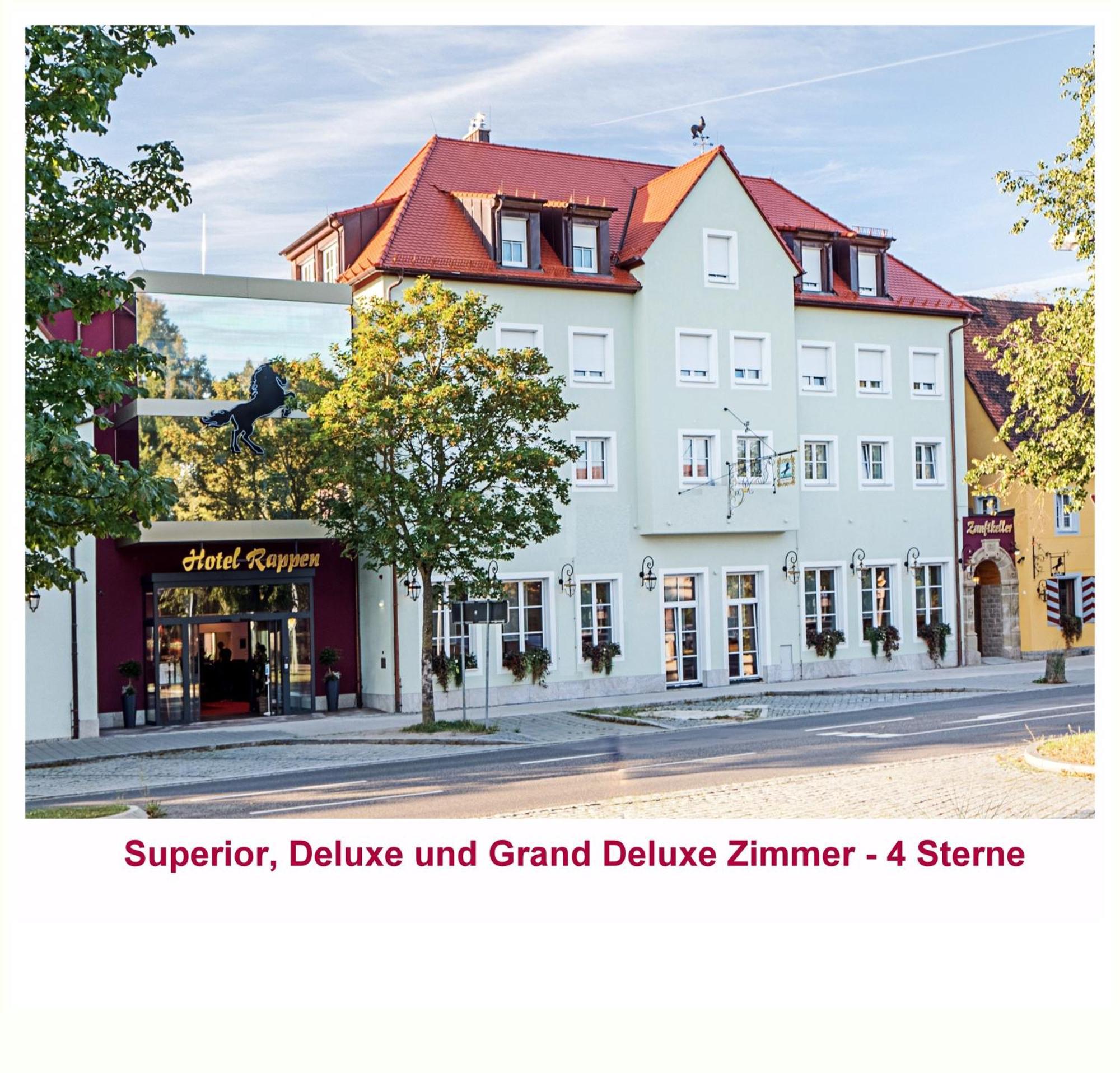 Hotel Rappen Rothenburg Ob Der Tauber Bagian luar foto
