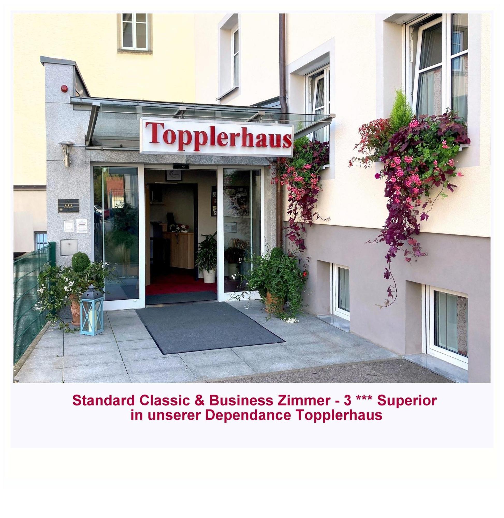 Hotel Rappen Rothenburg Ob Der Tauber Bagian luar foto